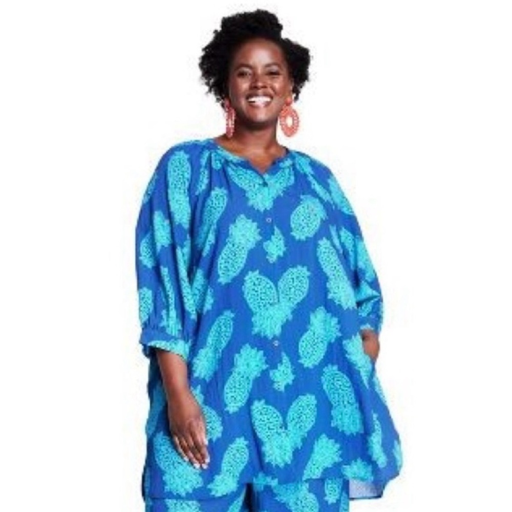 Tabitha Brown x Target Pineapple Print Top